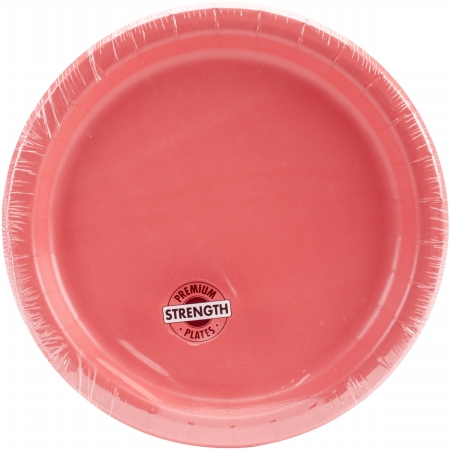 436212 Dinner Plates - Coral, 9 In.