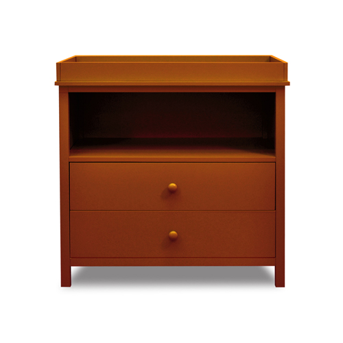 007e Amber Changing Table, Espresso