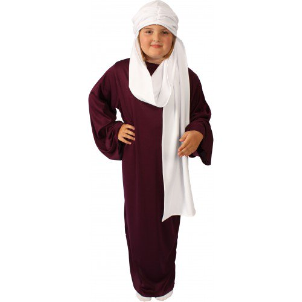 Alexander Costume 60-314-bur Story Of Christ Gown Child - Burgundy, Small