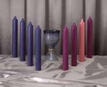 181153 Candle-advent Refill, Purple