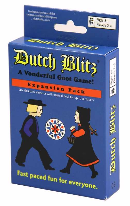 Co 112489 Game - Dutch Blitz - Blue, 2 - 4 Players, Expansion Pack