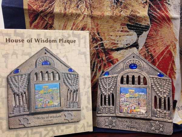 Plaque-house Of Wisdom Replica With Colored Tile