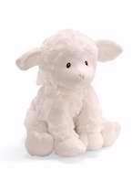83523 10 In. Toy-plush-musical Little Blessing Lena Lamb & Brahms Lullaby-white