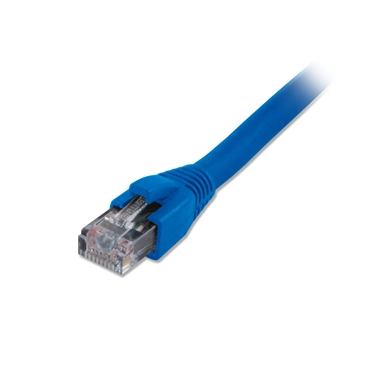 Plenum Cat6 Solid Conductor Patch Cable 35 ft., Blue