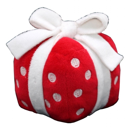 Hd-8pptr Plush Gift - Christmas Red, 4 In.