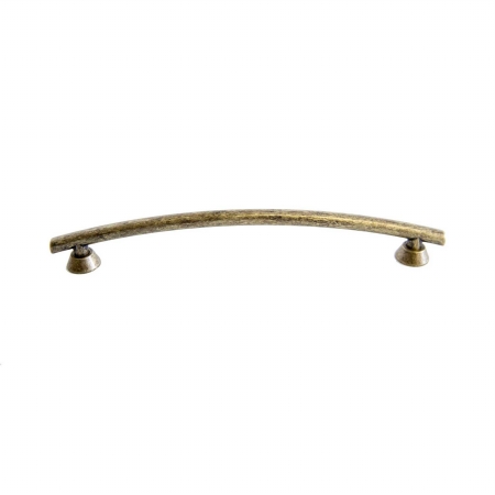 Arch Cabinet Pull, Antique Brass