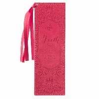 362703 Bookmark-pagemarker Faith-luxleather - Pink
