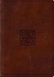 122580 ESV Study Bible - Walnut Celtic Imprint Design TruTone