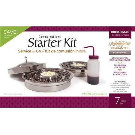 72628 Communion-remembranceware-silvertone Communion Starter Kit