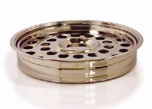 84037 Communion - Remembrance Ware - Brass Tone One - Pass Tray And Disc