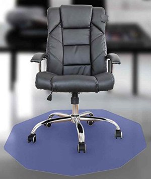 Cleartex 9mat Ultimat Polycarbonate Cobalt Blue Chairmat For Hard Floor & Carpet Tiles