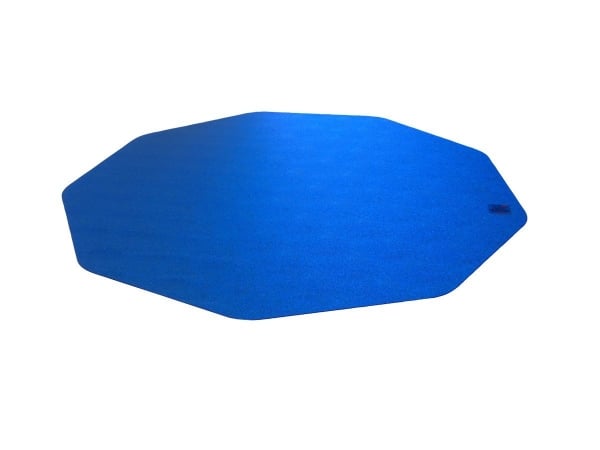 Floortexusa Fc111001009rbl Cleartex 9mat Ultimat Polycarbonate Cobalt Blue Chairmat For Low & Medium Pile Carpets
