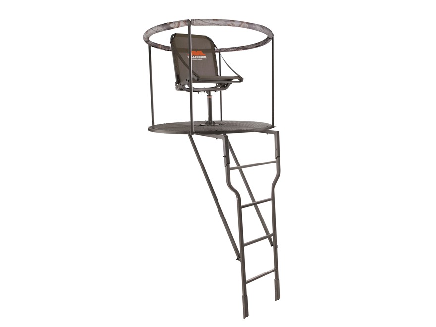 UPC 853421001435 product image for Outdoor Solutions ML360 Millennium Tree Stand Ladder 16 ft. 360 Seat With Shooti | upcitemdb.com
