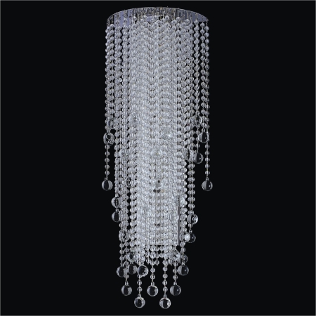 566bw6lsp-7c Crystal Drop Wall Sconces - Crystal Rain , 6 Cb Base Bulbs