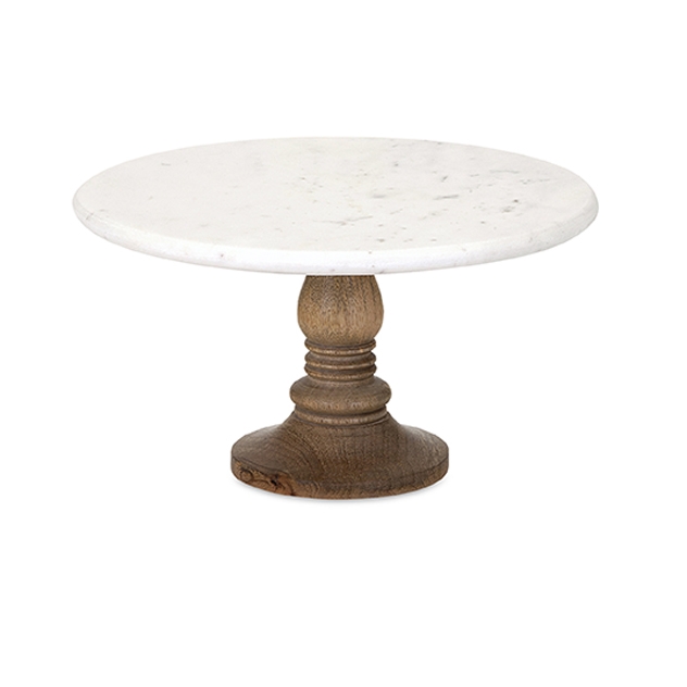 Imax 82504 Lissa Marble Cake Stand