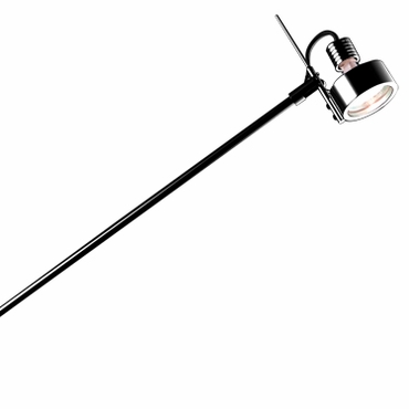 Jesco Lighting Alcp135-bkbk Low Voltage Series 135 With Periscope From 22-32 In., Black Spot