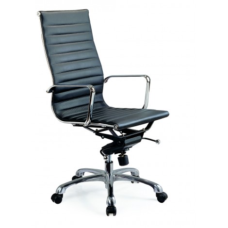 Jandm Furniture 17660 Comfy High Back Office Chair - Black