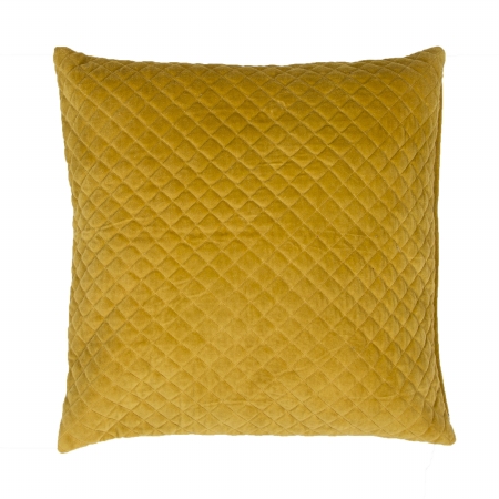 Plc101282 Solid Yellow & Gold Cotton Pillow - 22 In.