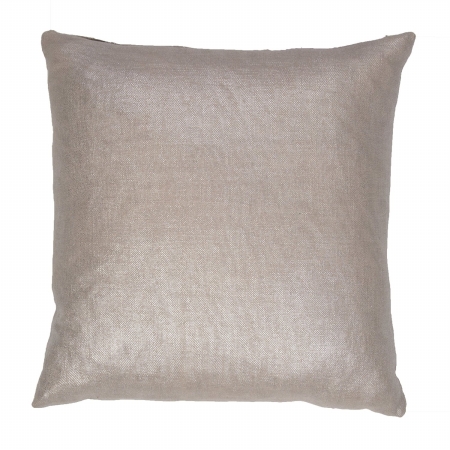 Plc101241 Solid Gray Cotton Pillow - 18 In.