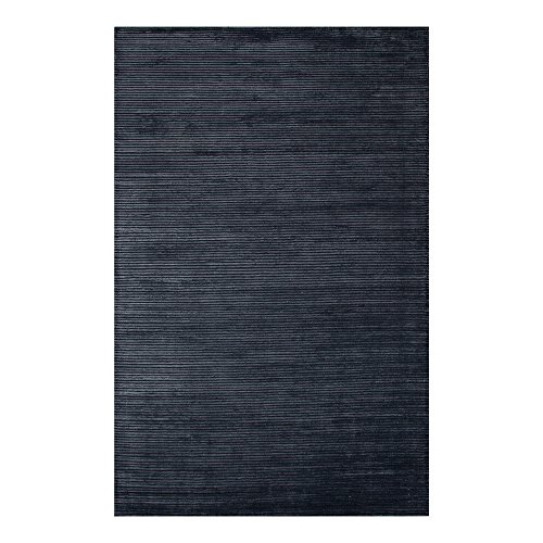 Rug122090 Solids & Texture & Shag Solid Pattern - Wool And Art Silk Area Rug - Blue