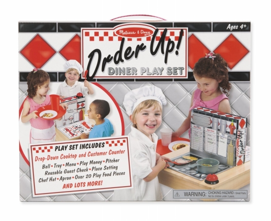 Melissa And Doug 8515 Order Up Diner Play Set