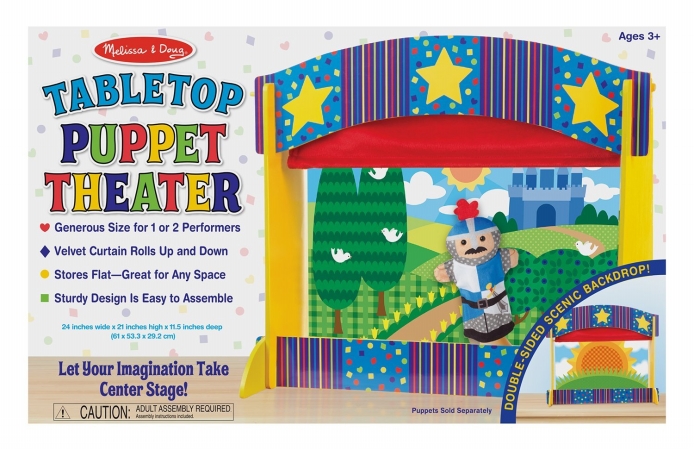 Melissa And Doug 2536 Tabletop Puppet Theater