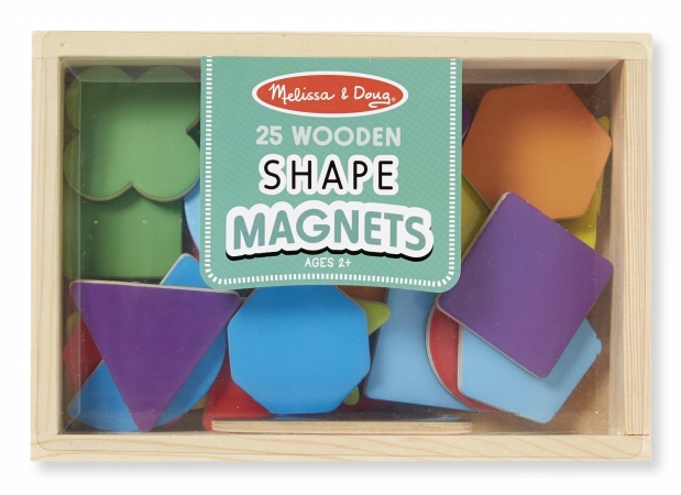 Melissa And Doug 9277 Wooden Shape Magnets