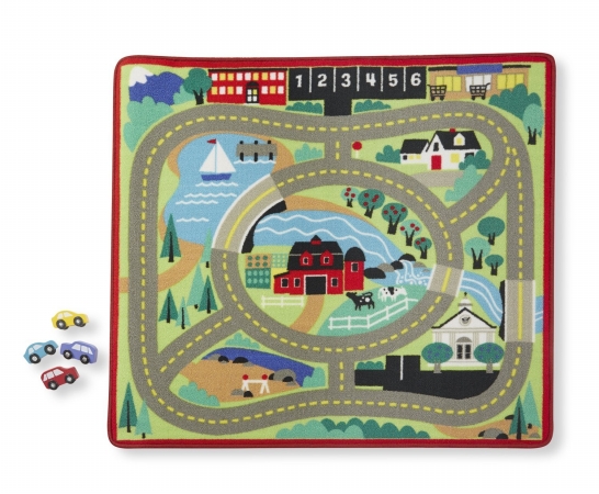 Melissa And Doug 9400 Round The Town Road Rug