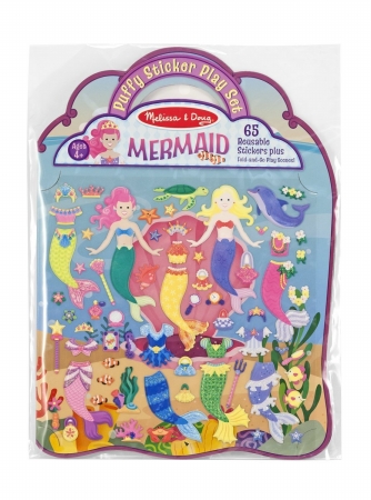 Melissa And Doug 9413 Puffy Sticker Play Set - Mermaid