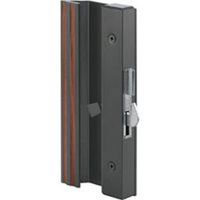 Door Handle Sliding Alum/black C 1007