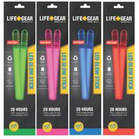 Life Gear Glowsticks Reuse G/r/b/p Lg11-2a222-sa4