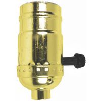 Socket Turn Knob On/off Brass 60408