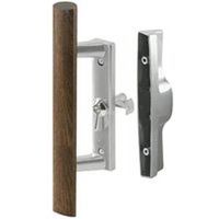 Door Handle Sliding Alum/wood C 1018