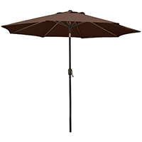 Umbrella Mrkt Crnk Stl Choc9ft 60037