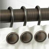Zenith Products Hook Shower Round Beaded 87RBSB04