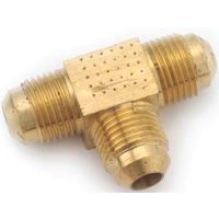 Anderson Metal Corp Tee Flare Brass 5/16 In 754044-05 Pack Of 5