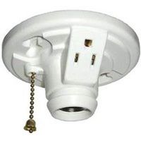 3in Pull Cord Grounded Outlet Lh-13p