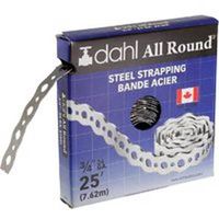 Dahl Brothers Canada Pipe Strap Steel 3/4x25ft 9020