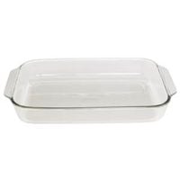 5qt Rectangle Bake Dish Clear 819380bl11 Pack Of 3