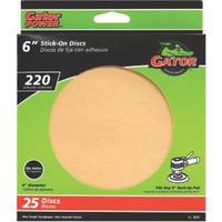 6in Gold Stick-on Disc 220# 3241