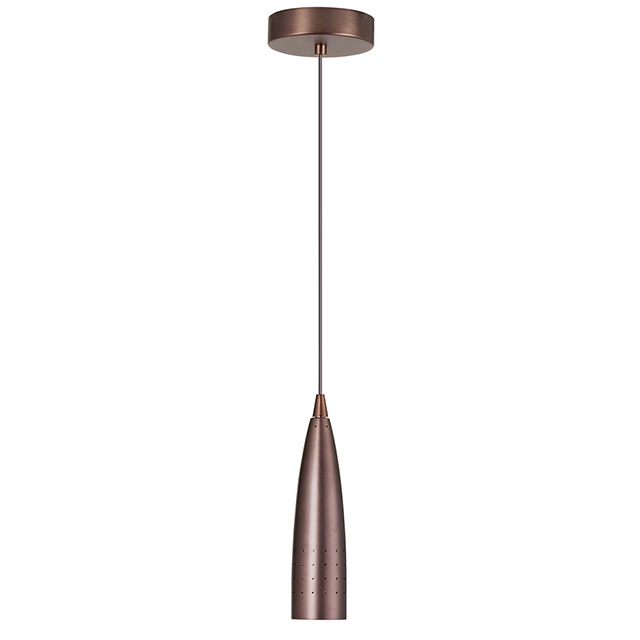 Pen-dlgu-601-obb-rht Industrial Chic 1 Light Pendant With Oil Brushed Bronze Finish