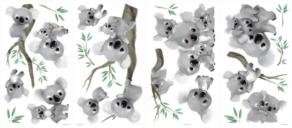 Koalas Peel And Stick Wall Decals