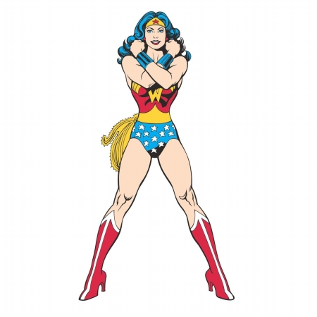 Classic Wonder Woman Peel And Stick Giant Wall Decals