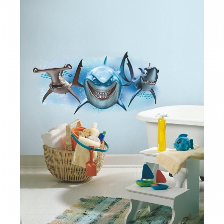 Finding Nemo Sharks Peel And Stick Giant Wall Decals