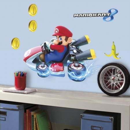 Mario Kart 8 Peel And Stick Giant Wall Decals