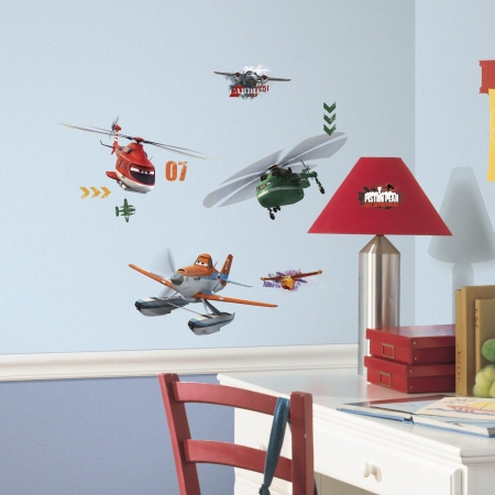 Planes Fire & Rescue Peel & Stick Wall Decals