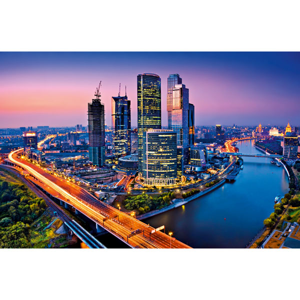 Dm643 Moscow Twilight Wall Mural - 45 In.