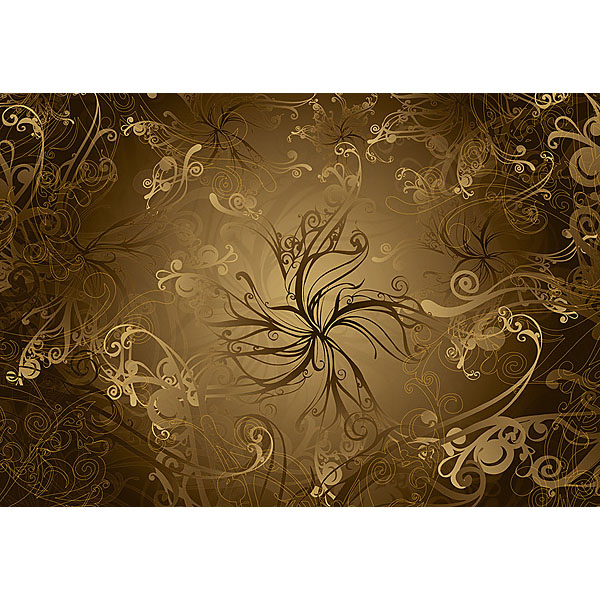 8-703 Gold Wall Mural - 100 In.