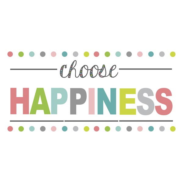 Wpe1178 Choose Happiness Wall Quote - 19.5 In.