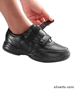 101300104 Propet Extra Wide Walking Shoes - Womens Leather Shoe - 8, Black